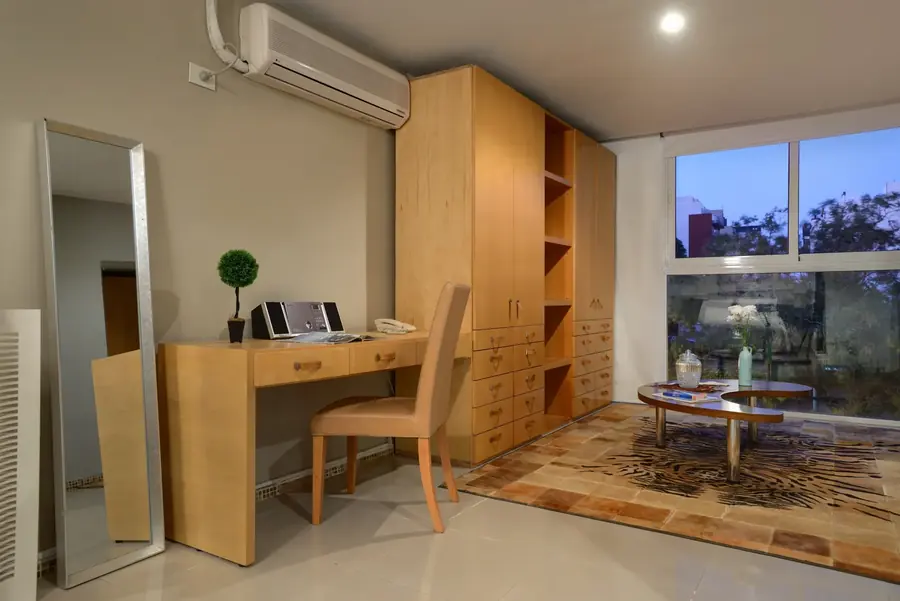Interior — Violet Triplex